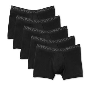 Michael Kors Men 5-Pk Cotton Boxer Briefs Black Size S